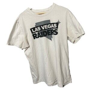 Las Vegas Raiders Men's XL White and Black Nevada T-Shirt